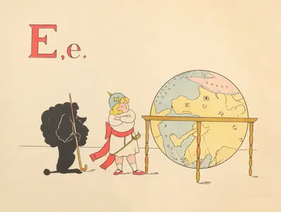 An ABC for baby patriots Pl.05 by Mrs Ernest Ames, 1899 — digital art print download