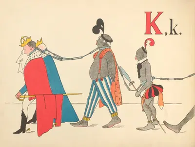 An ABC for baby patriots Pl.11 by Mrs Ernest Ames, 1899 — digital art print download