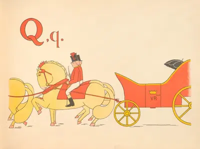 An ABC for baby patriots Pl.17 by Mrs Ernest Ames, 1899 — digital art print download