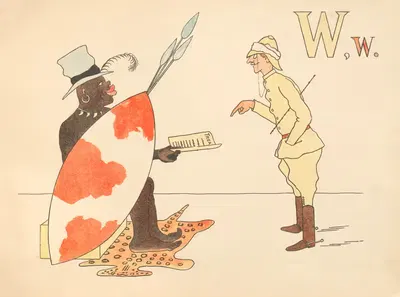 An ABC for baby patriots Pl.21 by Mrs Ernest Ames, 1899 — digital art print download