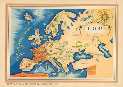 Europe by Neutroses-Vichy, 1939 — digital art print download