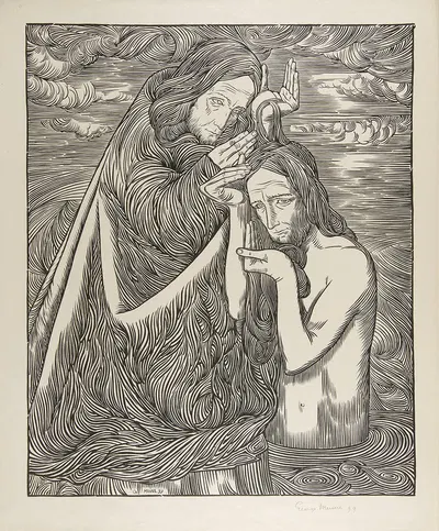 Le Baptiseur by George Minne, 1899 — digital art print download