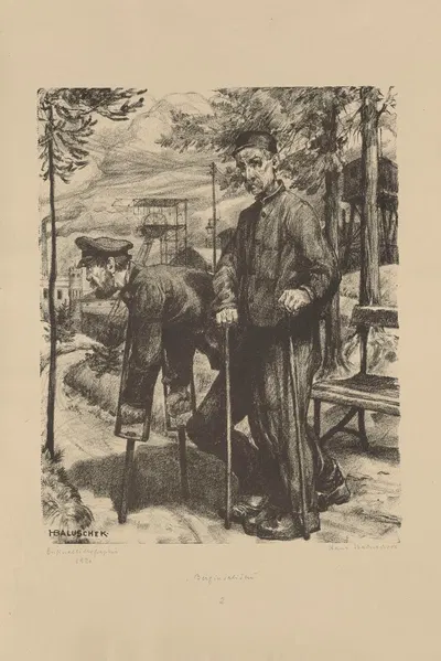 Invalides by Ганс Балушек, 1920 — digital art print download