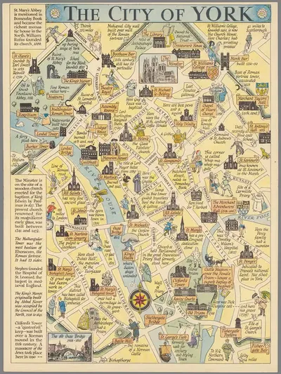 The City of York by John Pearson Sayer, 1948 — digital art print download