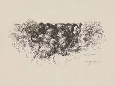 Volkskunde Pl.6 by Oskar Bangemann, 1930 — digital art print download