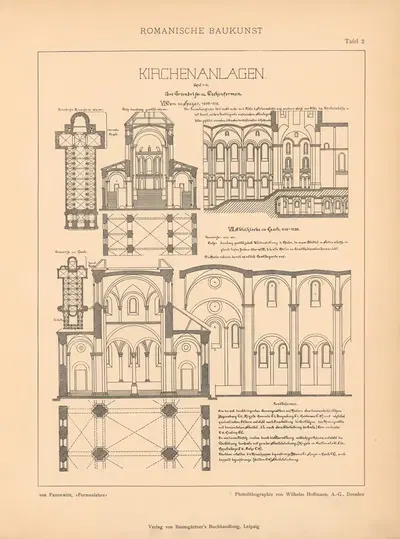 Kirchenanlagen by Artur von Pannewitz, 1898 — digital art print download
