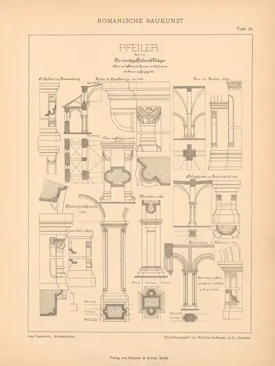 Pfeiler by Artur von Pannewitz, 1898 — digital art print download