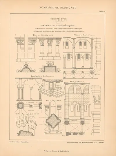 Pfeiler by Artur von Pannewitz, 1898 — digital art print download