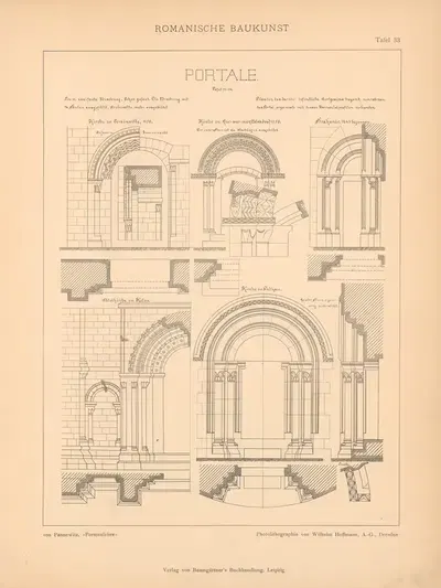 Portale by Artur von Pannewitz, 1898 — digital art print download