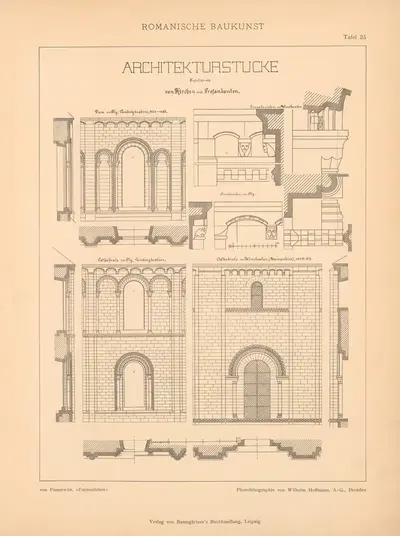Architekturstücke by Artur von Pannewitz, 1898 — digital art print download