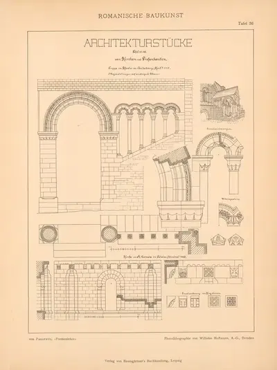 Architekturstücke by Artur von Pannewitz, 1898 — digital art print download