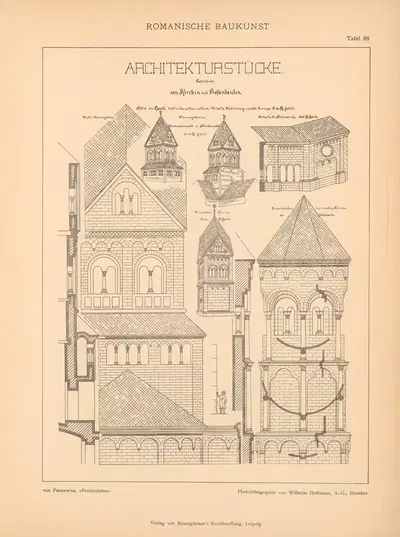 Architekturstücke by Artur von Pannewitz, 1898 — digital art print download