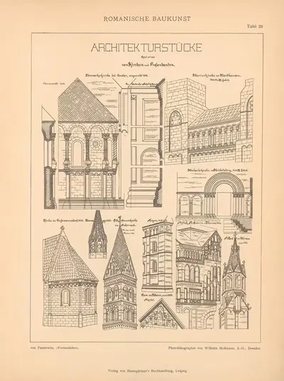 Architekturstücke by Artur von Pannewitz, 1898 — digital art print download