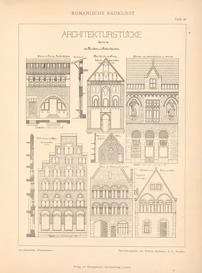 Architekturstücke by Artur von Pannewitz, 1898 — digital art print download
