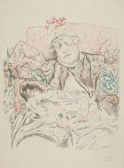 Portrait of a Sick Man by Charlotte Berend-Corinth, 1916 — digital art print download