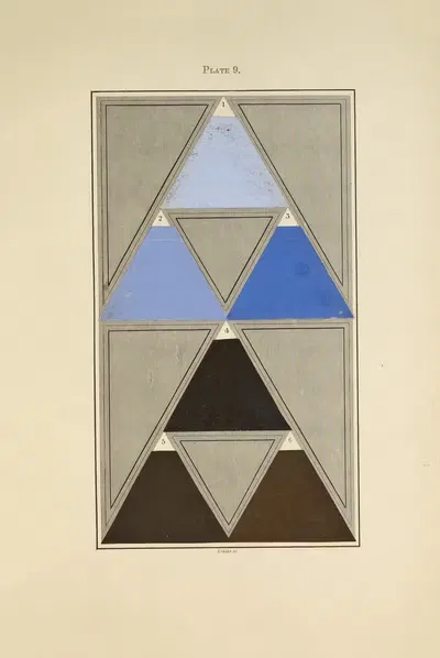 Tints of blue and shades of orange by David Ramsay Hay, 1846 — digital art print download