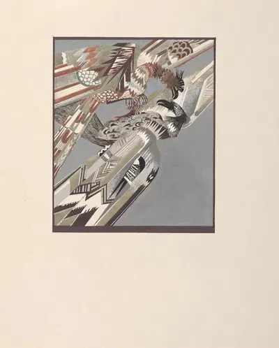 Histoire de la princesse Boudour Pl.13 by Франсуа-Луи Шмид, 1926 — digital art print download