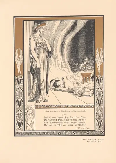 Helena by Франц Штасен, 1906 — digital art print download