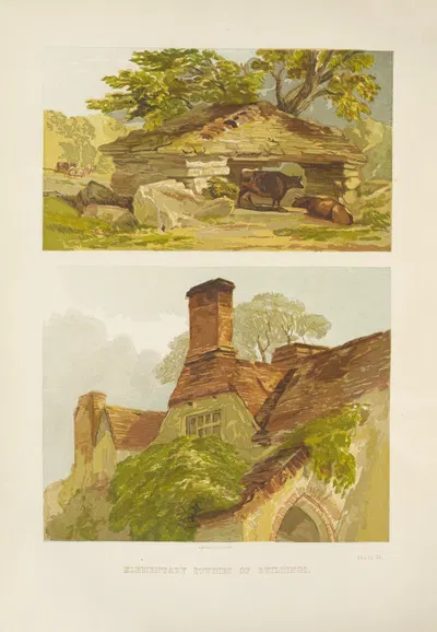 Roofs, Buildings, &c by George Barnard, 1885 — digital art print download