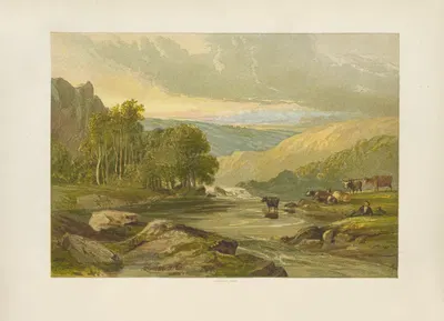 On the Dart (Twilight) by George Barnard, 1885 — digital art print download