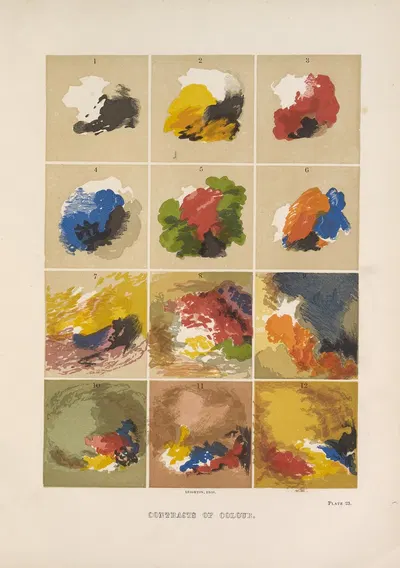 Contrasts of Colours by George Barnard, 1885 — digital art print download