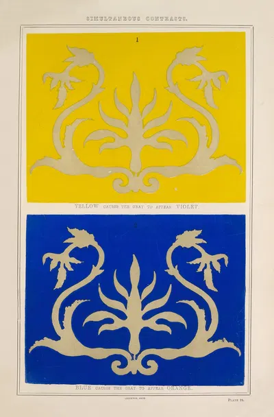 Simultaneous Contrasts by George Barnard, 1885 — digital art print download