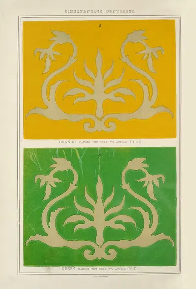 Simultaneous Contrasts by George Barnard, 1885 — digital art print download