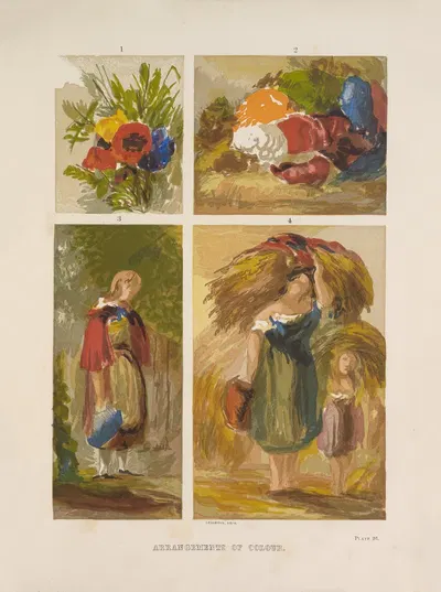 Arrangement of Colours by George Barnard, 1885 — digital art print download