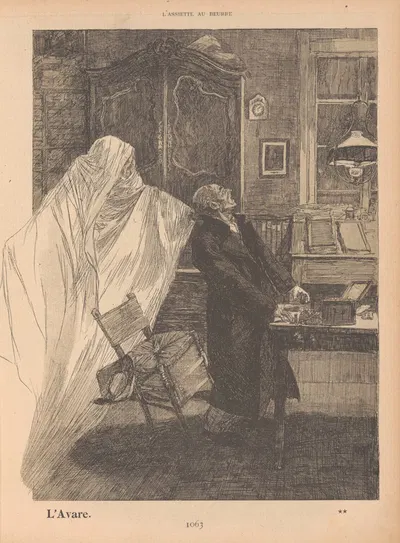 L'Avare by Hermann Vogel, 1902 — digital art print download