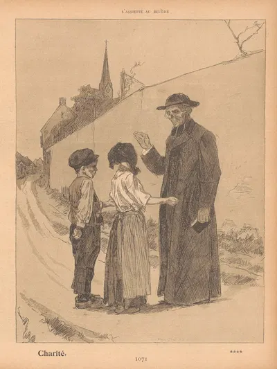Charité by Германн Фогель, 1902 — digital art print download