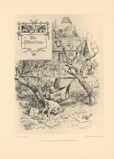 ImMaien by Германн Фогель, 1906 — digital art print download