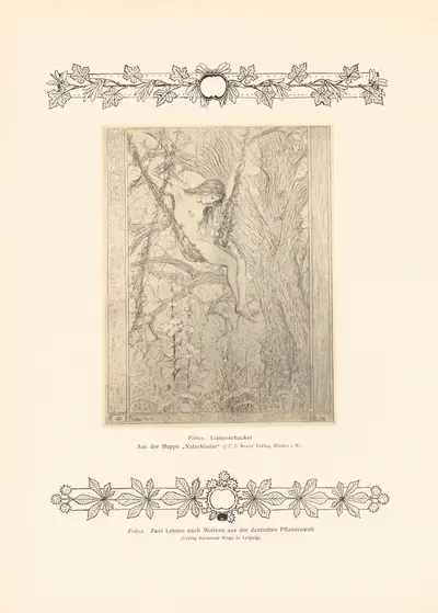 Lianenschaukel by Хуго Хёппенер, 1906 — digital art print download