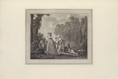 Le Concert Agréable (C. N. Varin) by Joseph Early Widener, 1923 — digital art print download