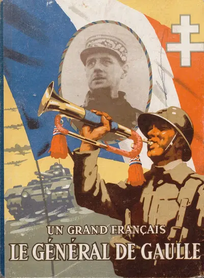 Le Général de Gaulle Pl.01 by Marcel Falter, 1944 — digital art print download