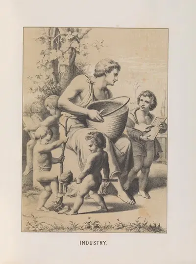 Industry - Th. Mintrop by Mary Botham Howitt, 1854 — digital art print download