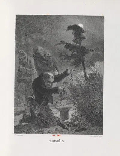 Cowardice - Mouilleron by Mary Botham Howitt, 1854 — digital art print download