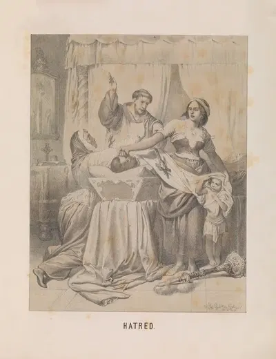 Hatred - B. J. R. Geiger by Mary Botham Howitt, 1854 — digital art print download
