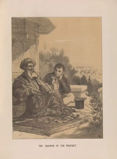 The Banner of the Prophet - H. Ritter by Mary Botham Howitt, 1854 — digital art print download