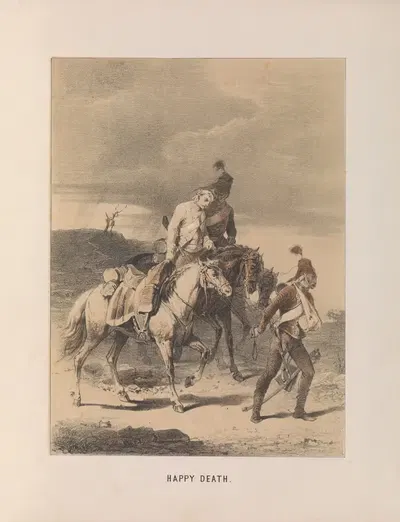 Happy Death - A. Beck by Mary Botham Howitt, 1854 — digital art print download