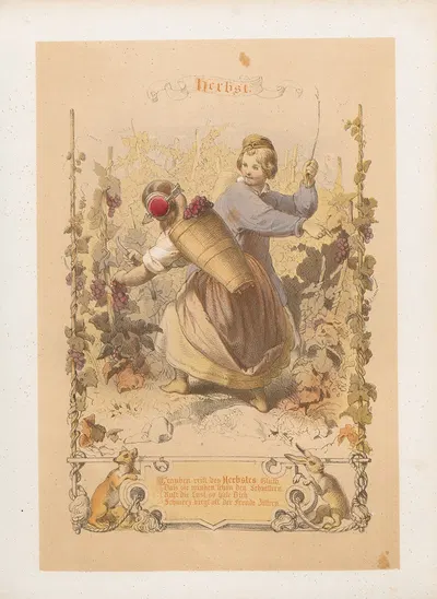 Herbst - Ad. Schroedter by Nikolaus Hocker, 1856-1858 — digital art print download
