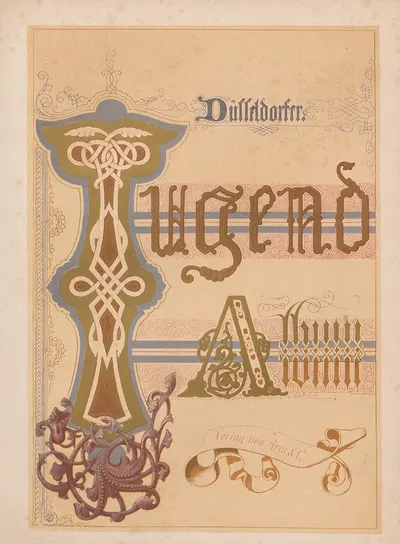 Titelblatt - Alwine Schrödter by Nikolaus Hocker, 1856-1858 — digital art print download