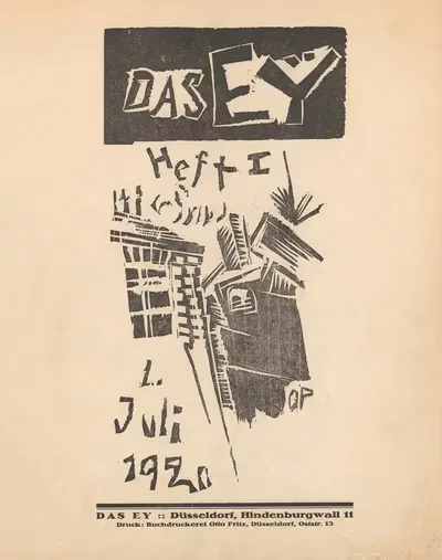 Das Ey Pl.01 by Otto Fritz, 1920 — digital art print download