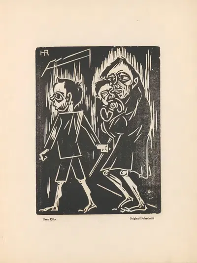 Das Ey Pl.09 by Otto Fritz, 1920 — digital art print download