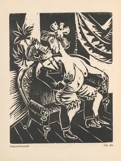 Das Ey Pl.15 by Otto Fritz, 1920 — digital art print download
