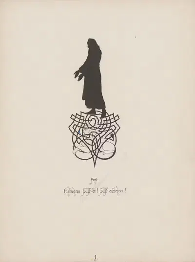 12 Blaetter zu Goethe's Faust Pl.02 by Paul Konewka, 1866 — digital art print download