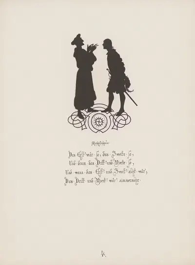 12 Blaetter zu Goethe's Faust Pl.05 by Paul Konewka, 1866 — digital art print download