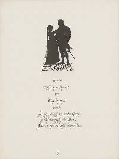 12 Blaetter zu Goethe's Faust Pl.10 by Paul Konewka, 1866 — digital art print download