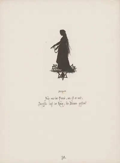 12 Blaetter zu Goethe's Faust Pl.13 by Paul Konewka, 1866 — digital art print download