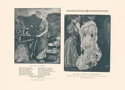 Das Gewitter, Im Münchener Prinzregententheater by Paul Rieth, 1906 — digital art print download