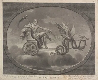 Saturn by Pietro Bonato, 1780 - 1820 — digital art print download